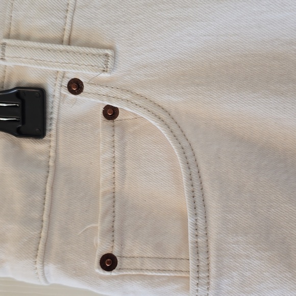 ABERCROMBIE & FITCH WOMEN'S PLUS IVORY WHITE "CURVE LOVE" PANTS SIZE 34/18 LONG - Picture 3 of 15